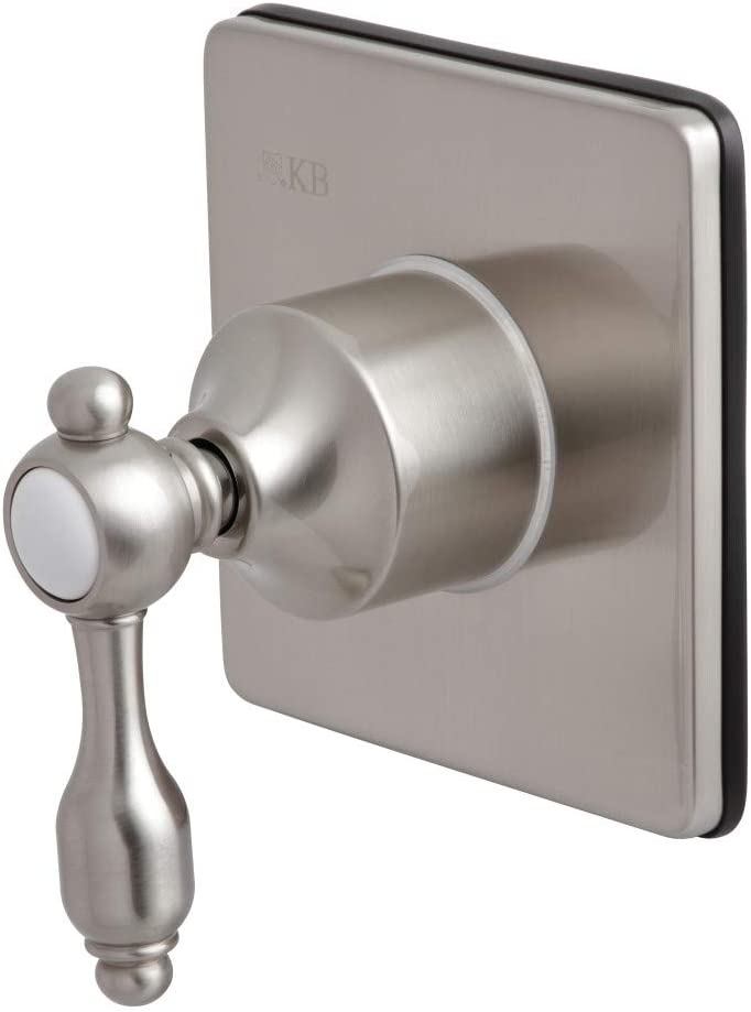 Kingston Brass KS3048TAL Tudor Three-Way Diverter Valve with Trim Kit, Brushed Nickel