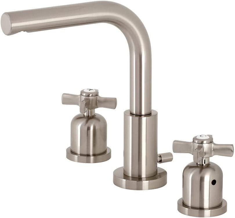 Kingston Brass FSC8958ZX Millennium Widespread Bathroom Faucet, Brushed Nickel