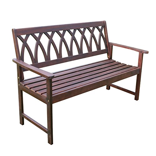 Criss Cross Garden Bench