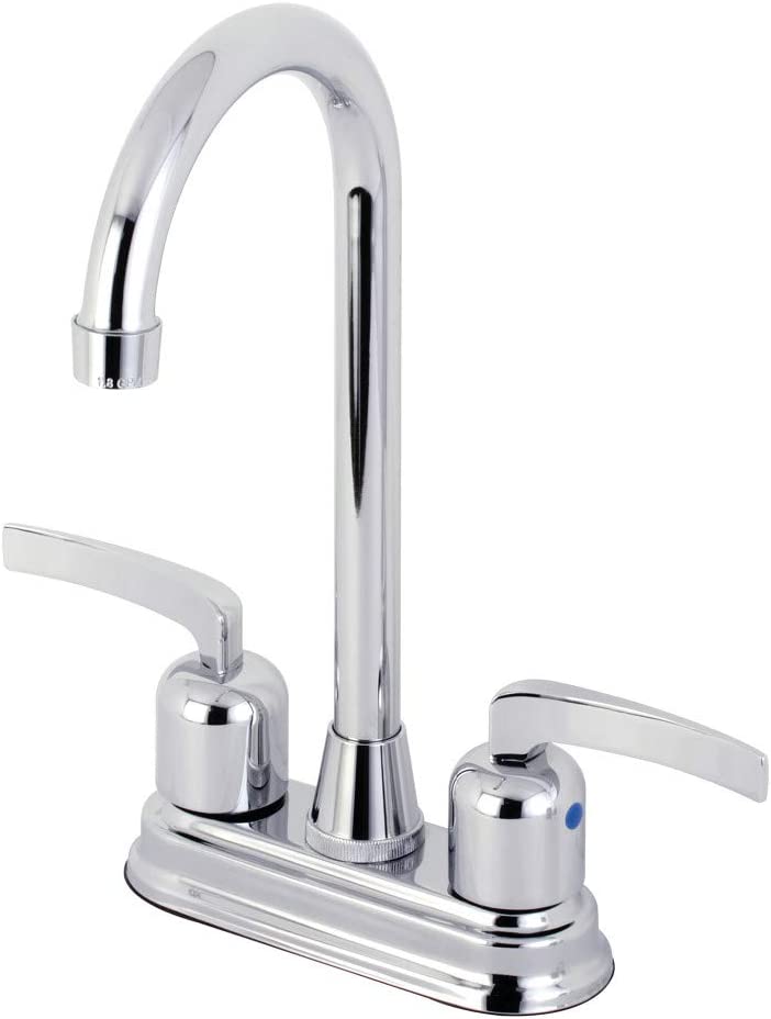 Kingston Brass KB8491EFL Centurion Bar Faucet, Polished Chrome