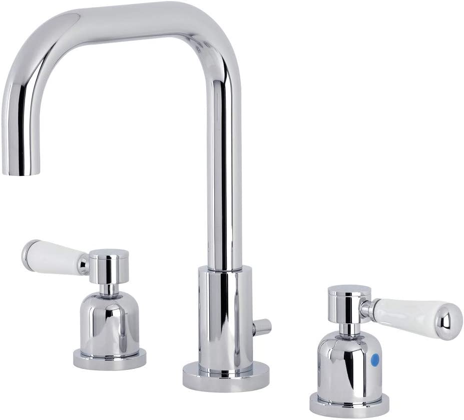 Kingston Brass FSC8931DPL Paris Widespread Bathroom Faucet, Polished Chrome