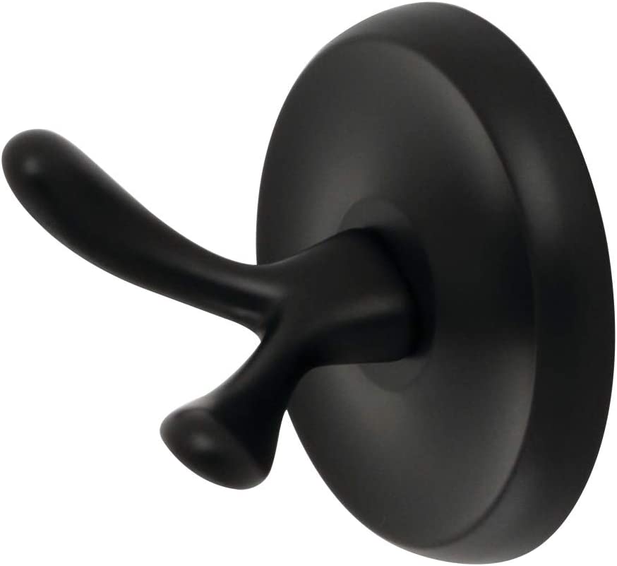 Kingston Brass BA317MB Classic Robe Hook, Matte Black