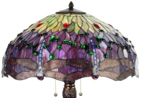 31Inch High Tiffany Hanginghead Dragonfly Table Lamp