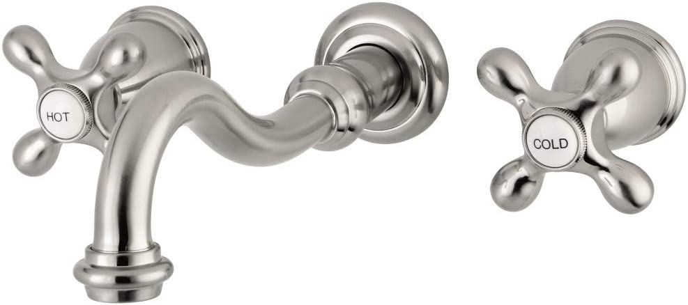 Kingston Brass KS3028AX Restoration Tub Faucet, Brushed Nickel