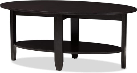 Baxton Studio Ancelina Modern and Contemporary Wenge Coffee Table