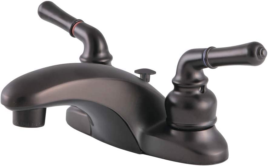 Kingston Brass KB625B Magellan 4&#34; Centerset Bathroom Faucet, Oil Rubbed Bronze