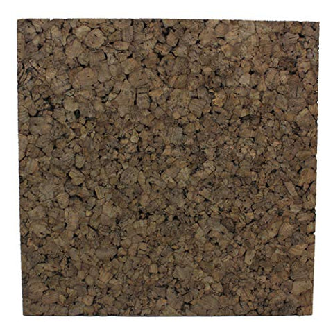 Flipside FLP12058 Dark Cork Tiles, 12&#34; x 12&#34;, Pack of 4, Cork, Brown