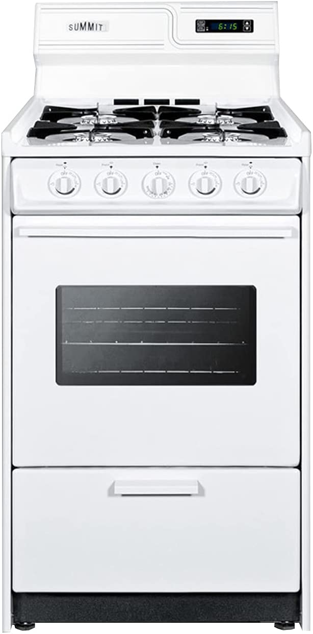 Summit WNM1307KW Kitchen Cooking Range, White