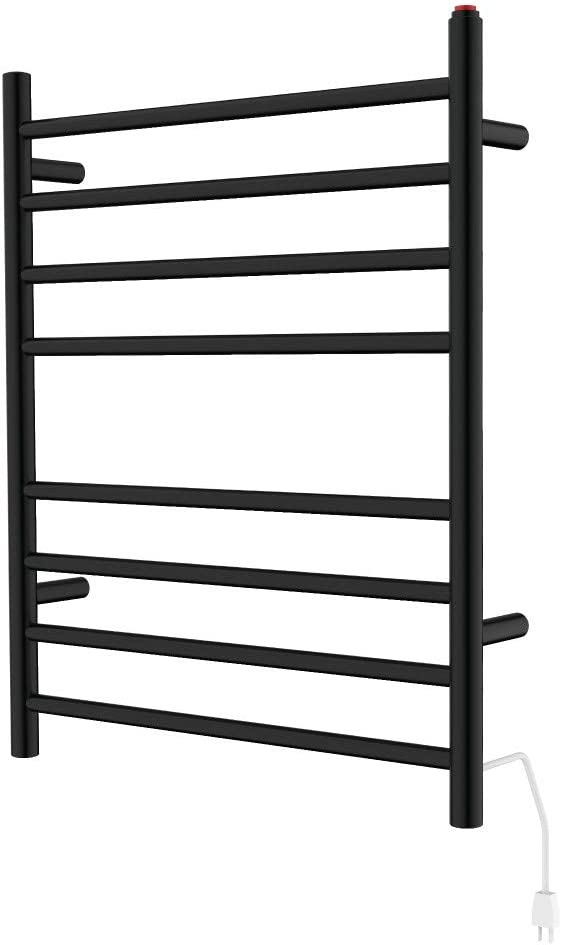 Kingston Brass TWW3624MB Templeton Wall Mount Hardwired or Plug-in Towel Warmer, Matte Black