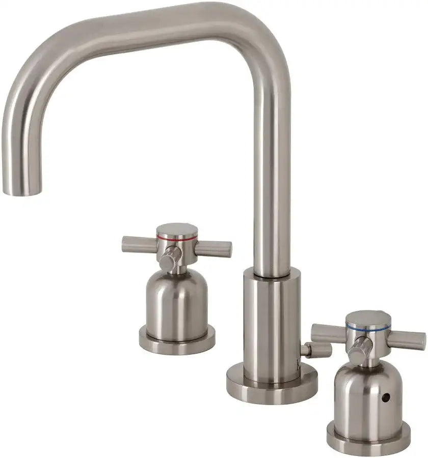 Kingston Brass FSC8938DX Concord Widespread Bathroom Faucet, Brushed Nickel