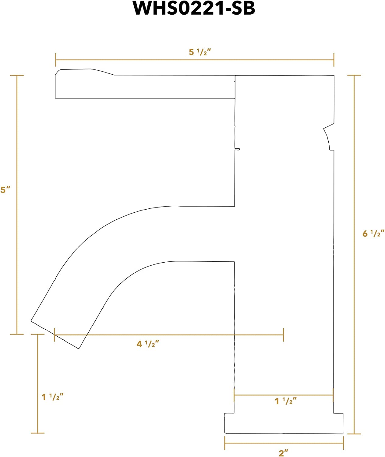 Whitehaus Collection WHS0221-SB-PSS Waterhaus Single Hole Single Lever Faucet, Polished Stainless Steel