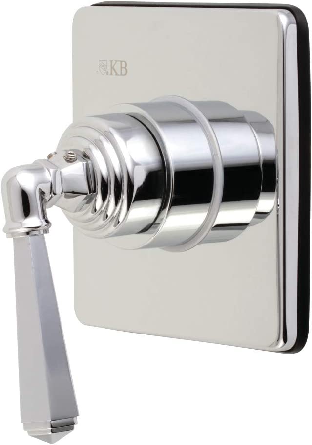 Kingston Brass KS3041HL Metropolitan Three-Way Diverter Valve with Trim Kit, Polished Chrome