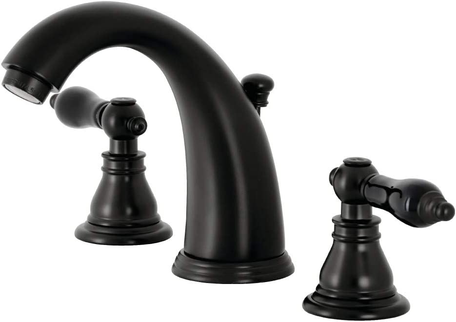 Kingston Brass KB980AKL Duchess Widespread Bathroom Faucet, Matte Black