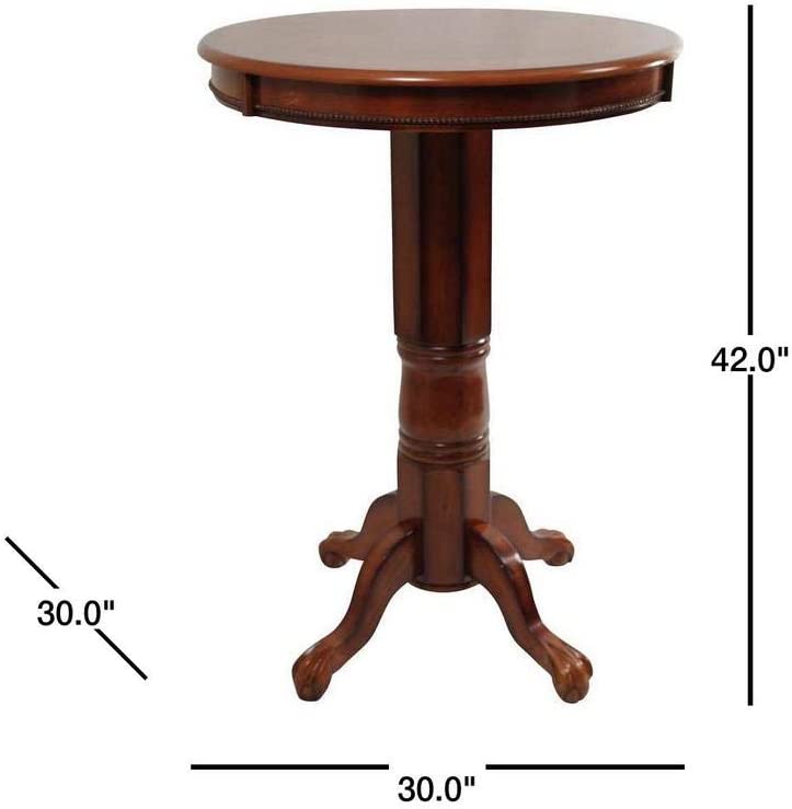 Boraam Florence English Tudor Pub Table, 42-Inch