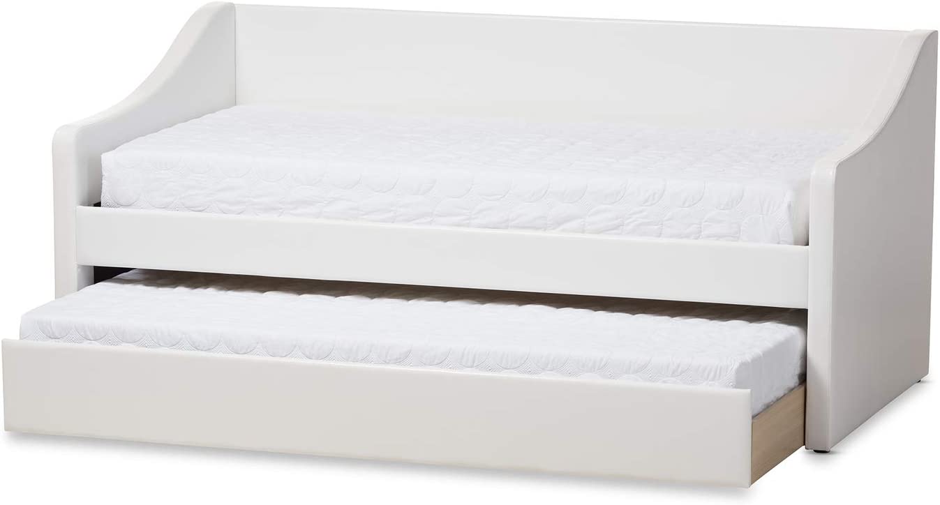 Baxton Studio Barnstorm Upholstered Daybed White