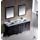 Fresca Oxford 72&#34; Espresso Traditional Double Sink Bathroom Cabinets w/Top &amp; Sinks