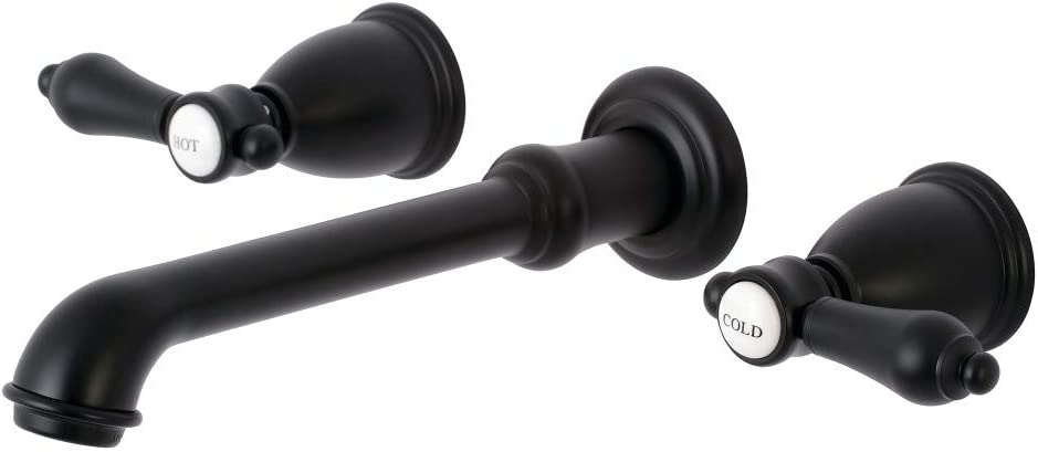 Kingston Brass KS7120BAL Heirloom Bathroom Faucet, Matte Black