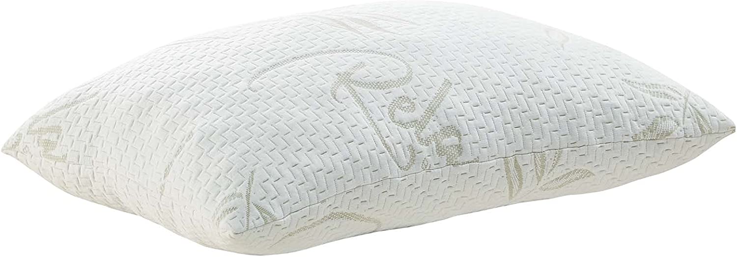 Modway Relax Shredded Memory Foam Pillow - Standard/Queen Size Extra Firm Pillow