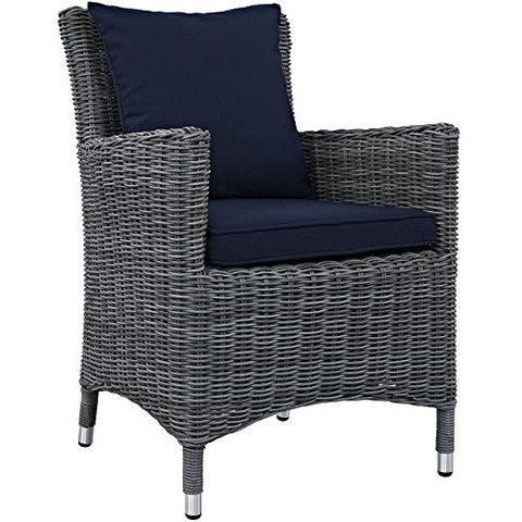 Summon Dining Outdoor Patio Sunbrella Armchair