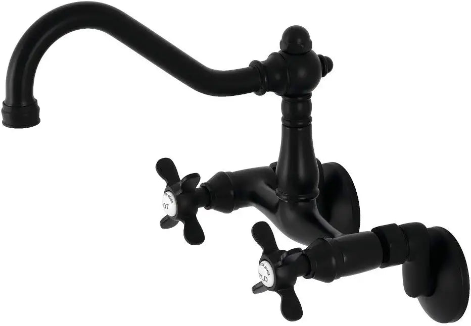 Kingston Brass KS3220BEX Essex Kitchen Faucet, Matte Black