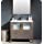 Fresca Torino 36&#34; Gray Oak Modern Bathroom Cabinet w/Integrated Sink