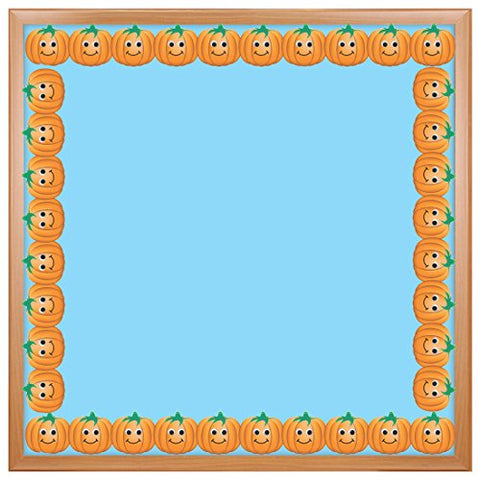 Hygloss Products Turkeys Die-Cut Border - 12 Strips Ea. 3&#34;x36&#34; - Bulletin Board Trim