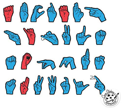 WonderFoamÃ‚Â® Magnetic Sign Language Letters