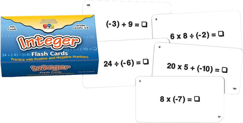 Learning Advantage Integer Flash Cards