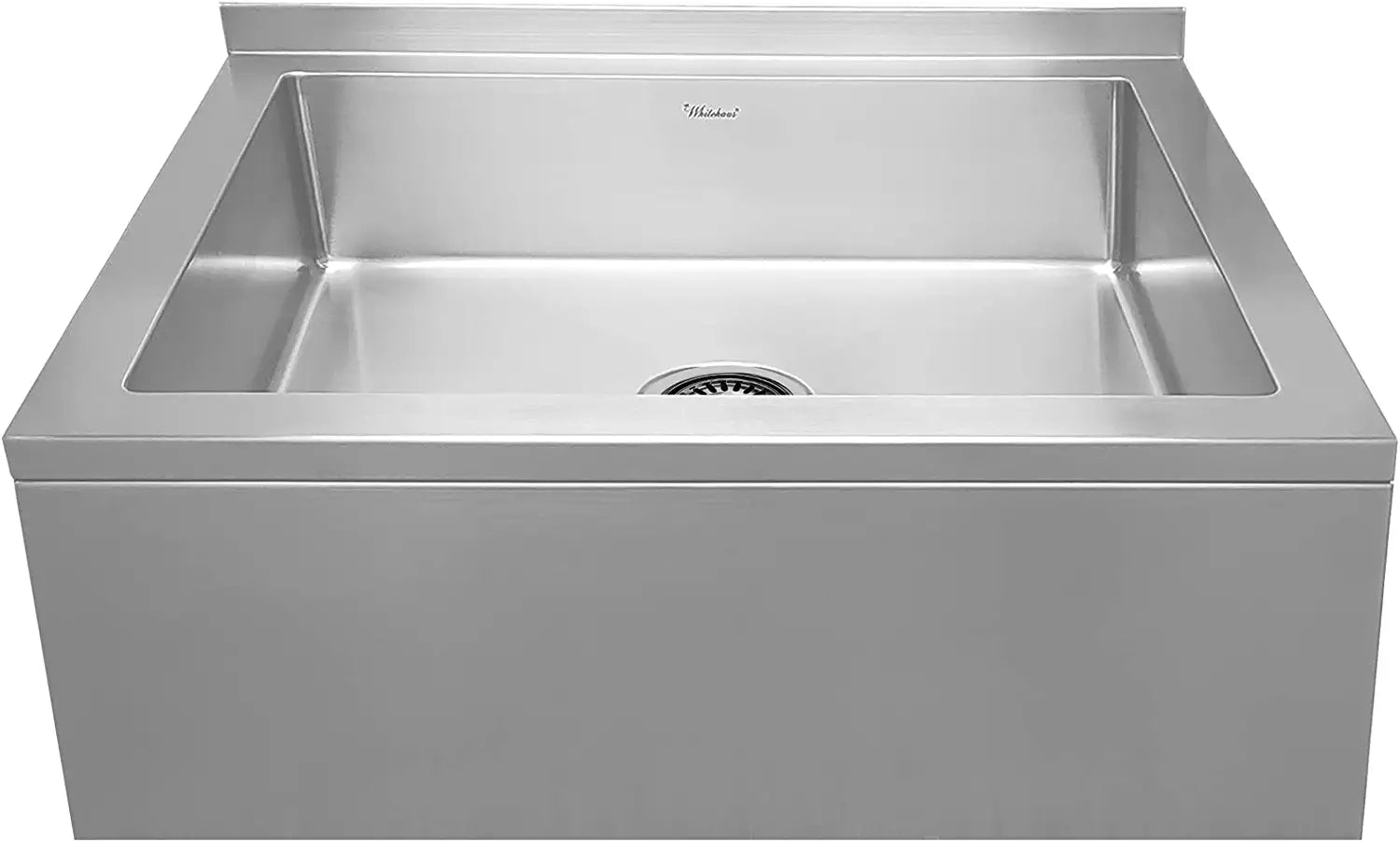 Whitehaus WHMS1620 Noah&#39;s Collection Kitchen/Utility Sink, Brushed Stainless Steel