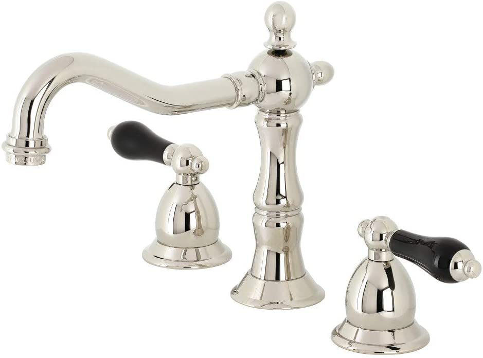 Kingston Brass KS1976PKL Duchess Widespread Bathroom Faucet, Polished Nickel