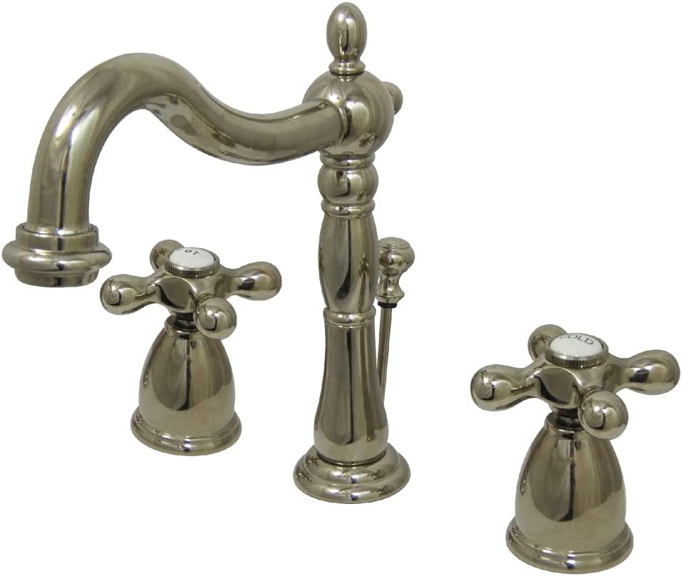 Kingston Brass KB1973AX 8 in. Widespread Bathroom Faucet, Antique Brass