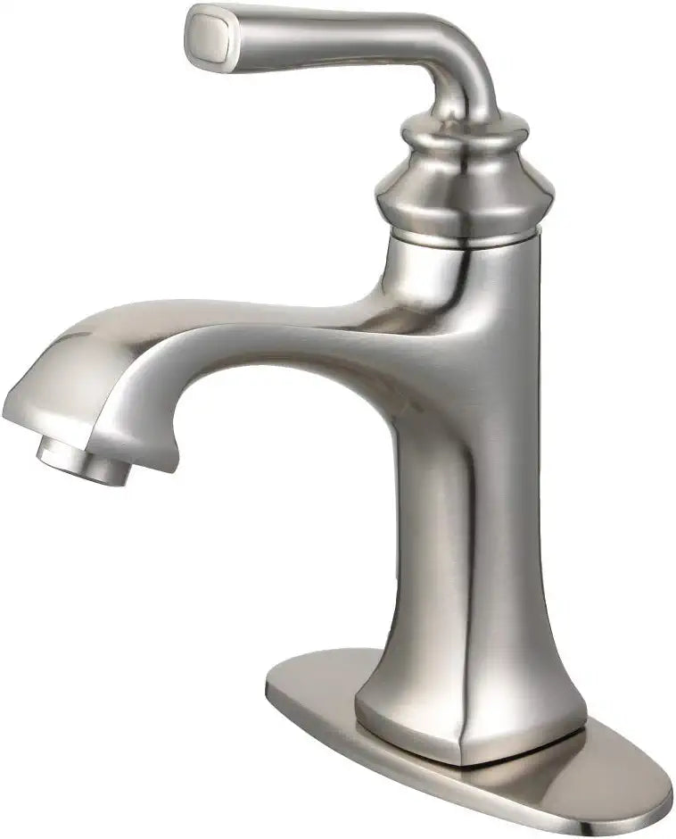 Kingston Brass LS4428RXL Restoration Bathroom Faucet, Brushed Nickel