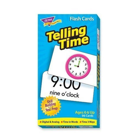 Flash Cards Telling Time 96/Box