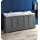 Fresca Windsor 72&#34; Gray Textured Traditional Double Sink Bathroom Cabinet w/Top &amp; Sinks