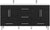 Ripley 67 inch Black Double Vanity with Sink