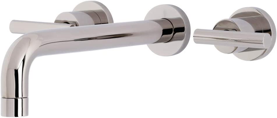 Kingston Brass KS8026CML Manhattan Tub Faucet, Polished Nickel