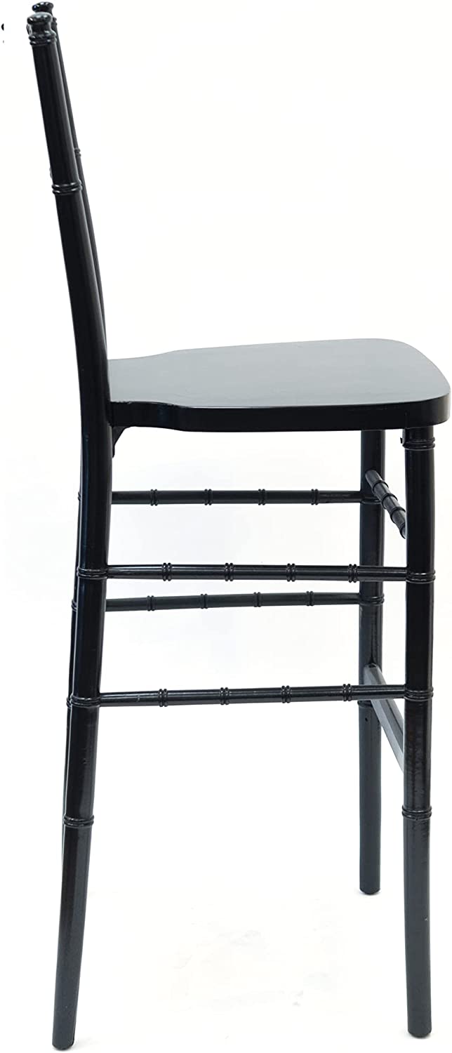 Commercial Seating Products European Black Wood Dining Bar Stool Chairs