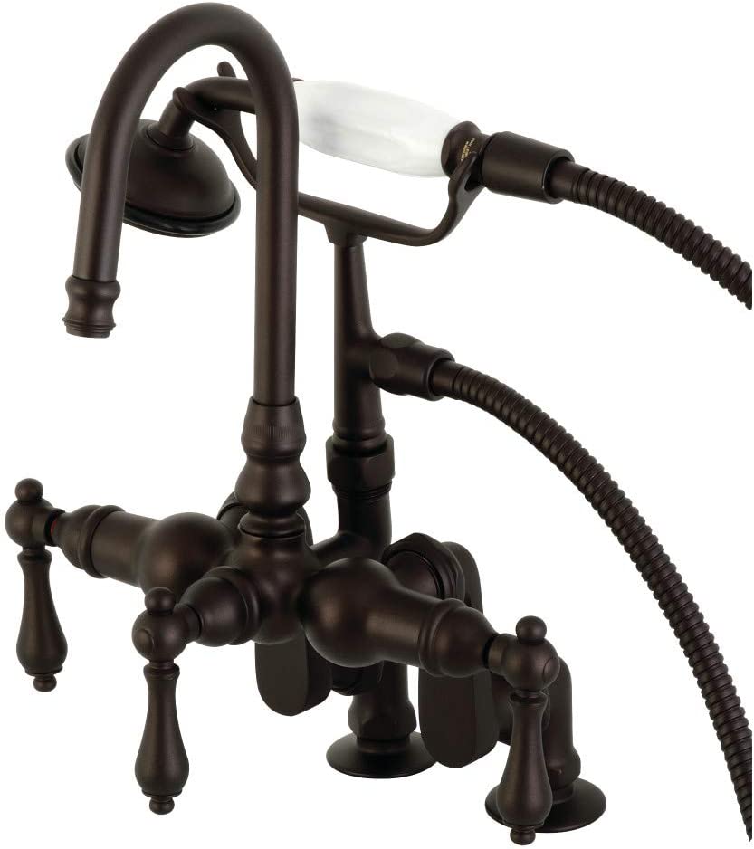 Kingston Brass CC613T5 Vintage Clawfoot Tub Faucet, Oil Rubbed Bronze