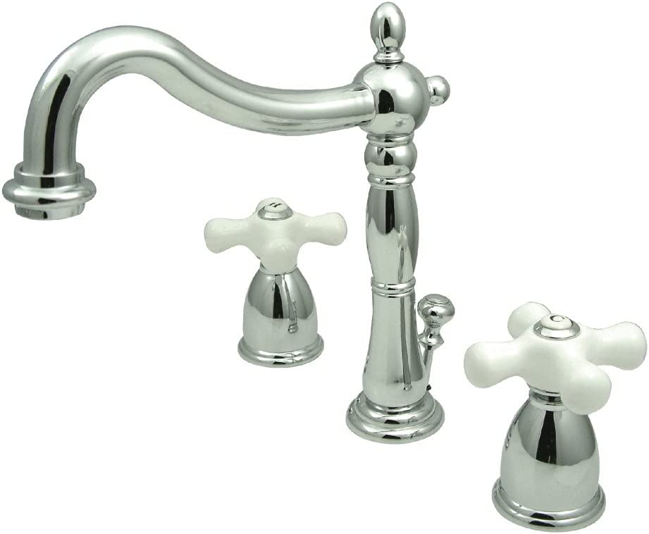 Kingston Brass KB1973PX 8 in. Widespread Bathroom Faucet, Antique Brass