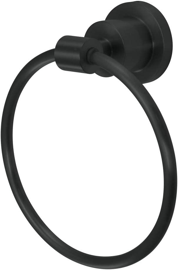 Kingston Brass BA8214MB Concord Towel Ring, Matte Black