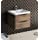 Fresca Tuscany 24&#34; Rosewood Wall Hung Modern Bathroom Cabinet w/Integrated Sink