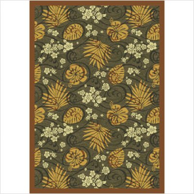 Joy Carpets Kid Essentials Splat Teen Area Rugs, 64-Inch by 92-Inch by 0.36-Inch, Black