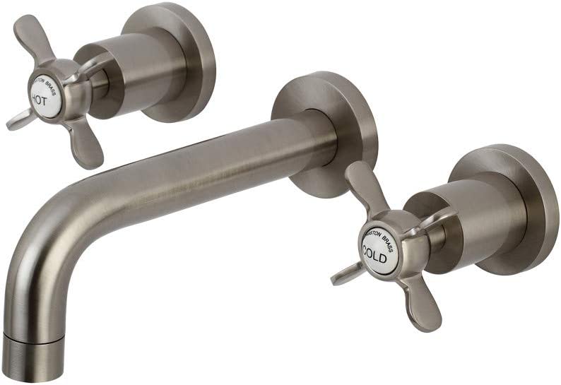 Kingston Brass KS8128BEX Essex Bathroom Faucet, Brushed Nickel