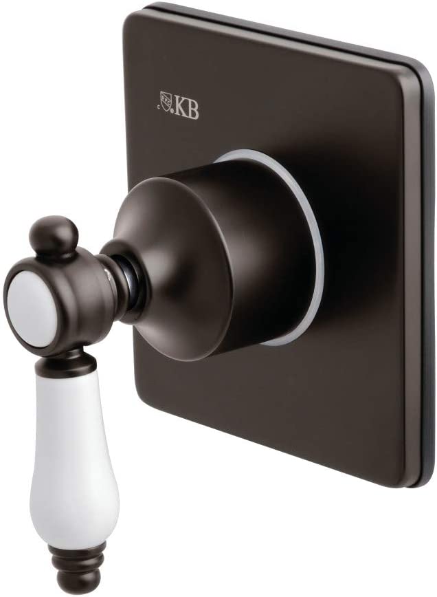 Kingston Brass KS3045BPL Bel-Air Three-Way Diverter Valve with Trim Kit, Oil Rubbed Bronze