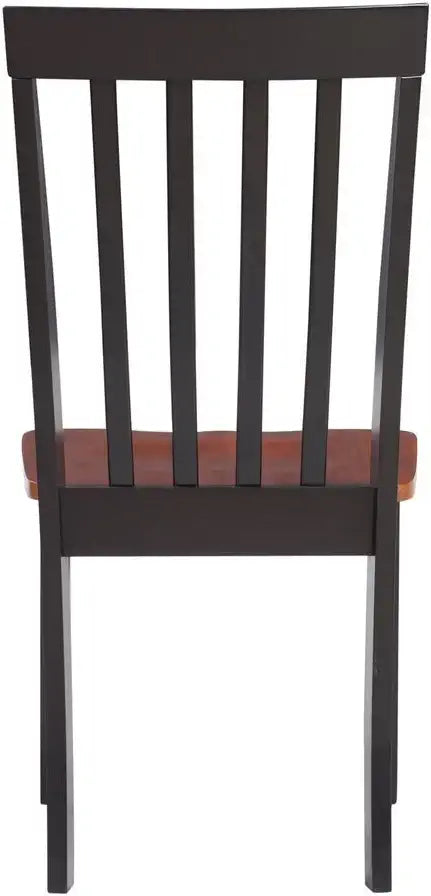 Boraam Bloomington Dining Chair, Black/Cherry, Set of 2