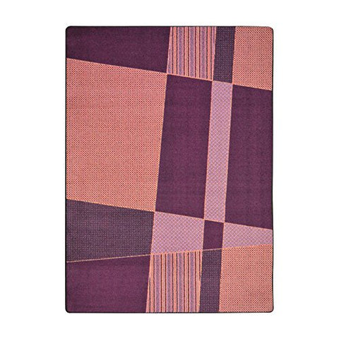 Joy Carpets Kid Essentials Spazz Teen Area Rugs, 46-Inch by 64-Inch by 0.36-Inch, Purple