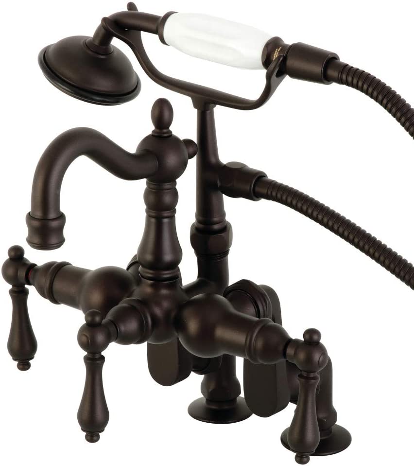 Kingston Brass CC6013T5 Vintage Clawfoot Tub Faucet, Oil Rubbed Bronze