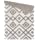 L&#39;Baiet Miranda White Grey Geometric Diamond Pattern Modern Soft Shag Indoor 5&#39; x 7&#39; Area Rug