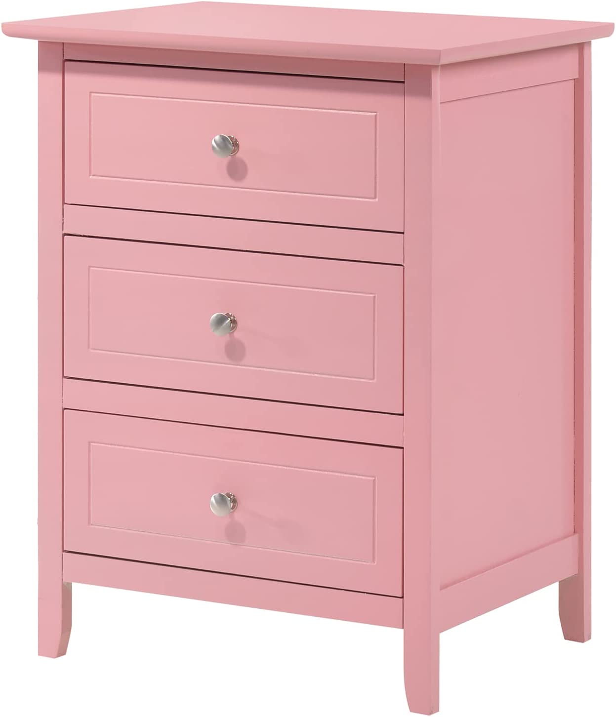 Glory Furniture Daniel G1304-N Nightstand, Pink