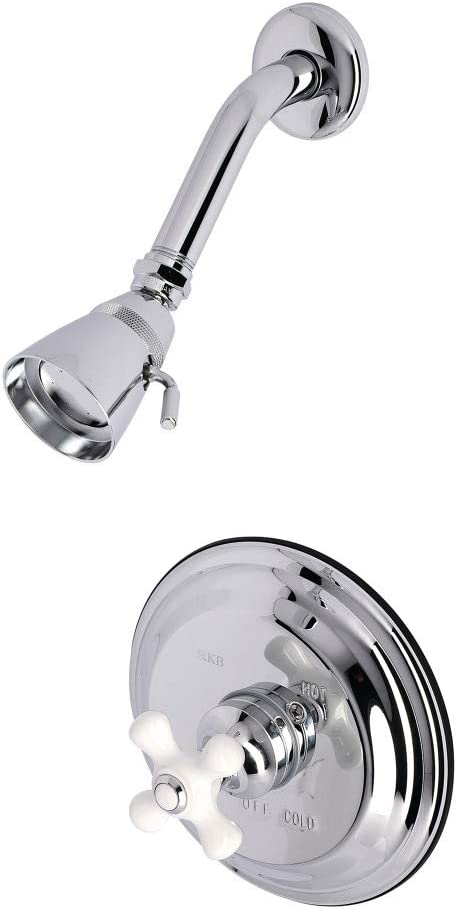 Kingston Brass KB3631PXSO Restoration Shower Faucet, Polished Chrome